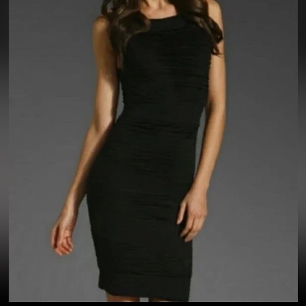 ALICE + OLIVIA WOMENS Elegant Black Sleeveless Dress SIZE 2